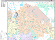 Concord  Wall Map Premium Style