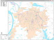 Conway  Wall Map Premium Style