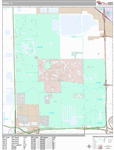 Doral Wall Map Premium Style