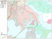 Dundalk Wall Map Premium Style