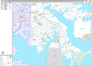 Dundalk Wall Map Premium Style