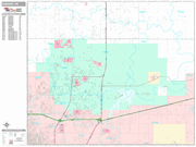 Edmond Wall Map Premium Style