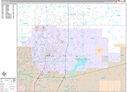 Edmond  Wall Map Premium Style