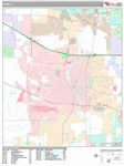 Elgin Wall Map Premium Style