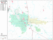 Eugene  Wall Map Premium Style