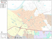 Florissant  Wall Map Premium Style