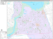 Folsom  Wall Map Premium Style