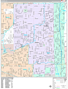 Gardena Wall Map Premium Style
