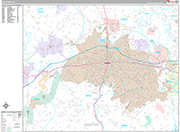 Gastonia  Map Book Premium Style
