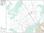 Germantown Wall Map Premium Style