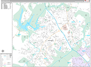 Germantown Wall Map Premium Style