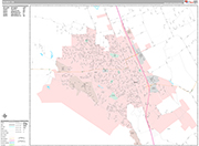 Gilroy Wall Map Premium Style