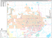 Greeley  Wall Map Premium Style