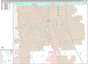Greenwood  Wall Map Premium Style