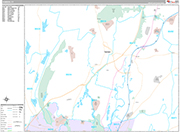 Hamden  Wall Map Premium Style