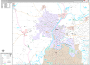 Hamilton  Wall Map Premium Style