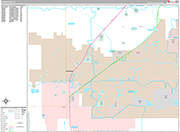Homestead  Wall Map Premium Style
