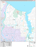 Irondequoit Wall Map Premium Style