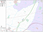 Irvington  Wall Map Premium Style