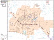 Jonesboro  Wall Map Premium Style