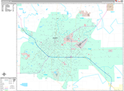 Jonesboro  Wall Map Premium Style