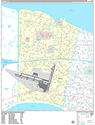 Kenner  Wall Map Premium Style