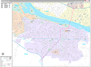 Kennewick Wall Map Premium Style