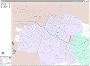 Killeen Wall Map Premium Style