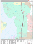 Kirkland Wall Map Premium Style