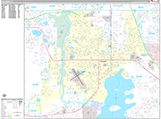 Kissimmee  Wall Map Premium Style