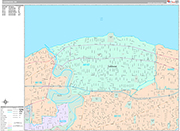 Lakewood  Wall Map Premium Style