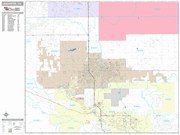 Lancaster Wall Map Premium Style