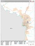 Laredo Wall Map Premium Style