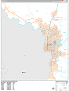 Laredo  Wall Map Premium Style