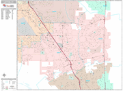 Layton Wall Map Premium Style