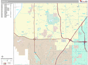 Lenexa  Wall Map Premium Style