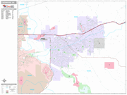 Livermore Wall Map Premium Style