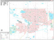 Longmont  Wall Map Premium Style