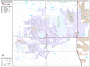 Loveland  Wall Map Premium Style