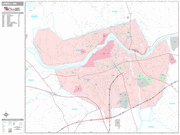 Lowell  Wall Map Premium Style