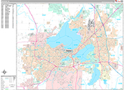 Madison  Wall Map Premium Style