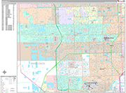 Miramar  Wall Map Premium Style