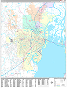 Mobile  Wall Map Premium Style