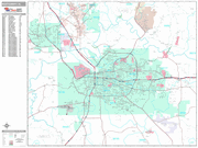 Montgomery Wall Map Premium Style