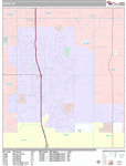Moore  Wall Map Premium Style