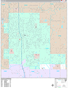 Moore Wall Map Premium Style