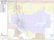 Norman Wall Map Premium Style