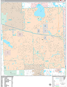 Novi  Wall Map Premium Style