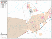 Odessa Wall Map Premium Style