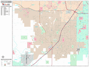 Olathe Wall Map Premium Style